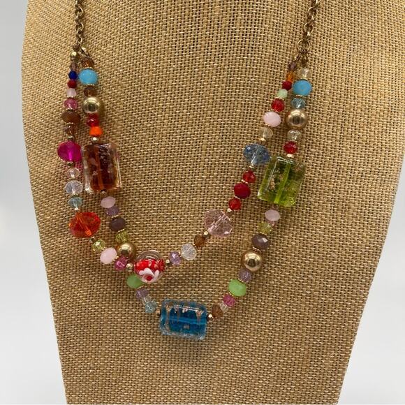 Two Layer Necklace. 22” Total Length - Picture 2 of 4